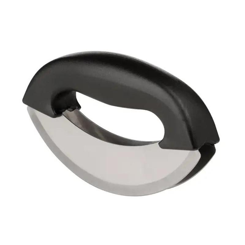 Double Bladed Mezzaluna Chopper W/Blk Handle