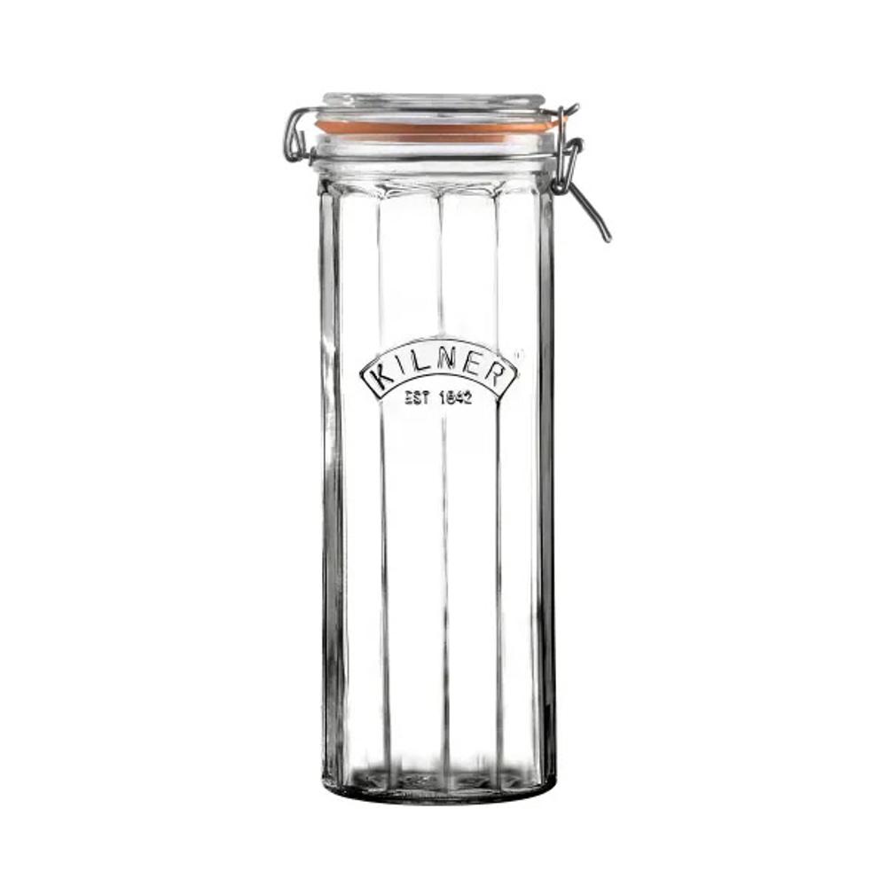Kilner Facetted Clip Top Jar 2.2 Litre