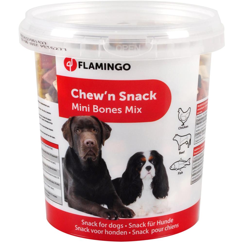 Chew N Snack Mini Bones Mix 500Gr