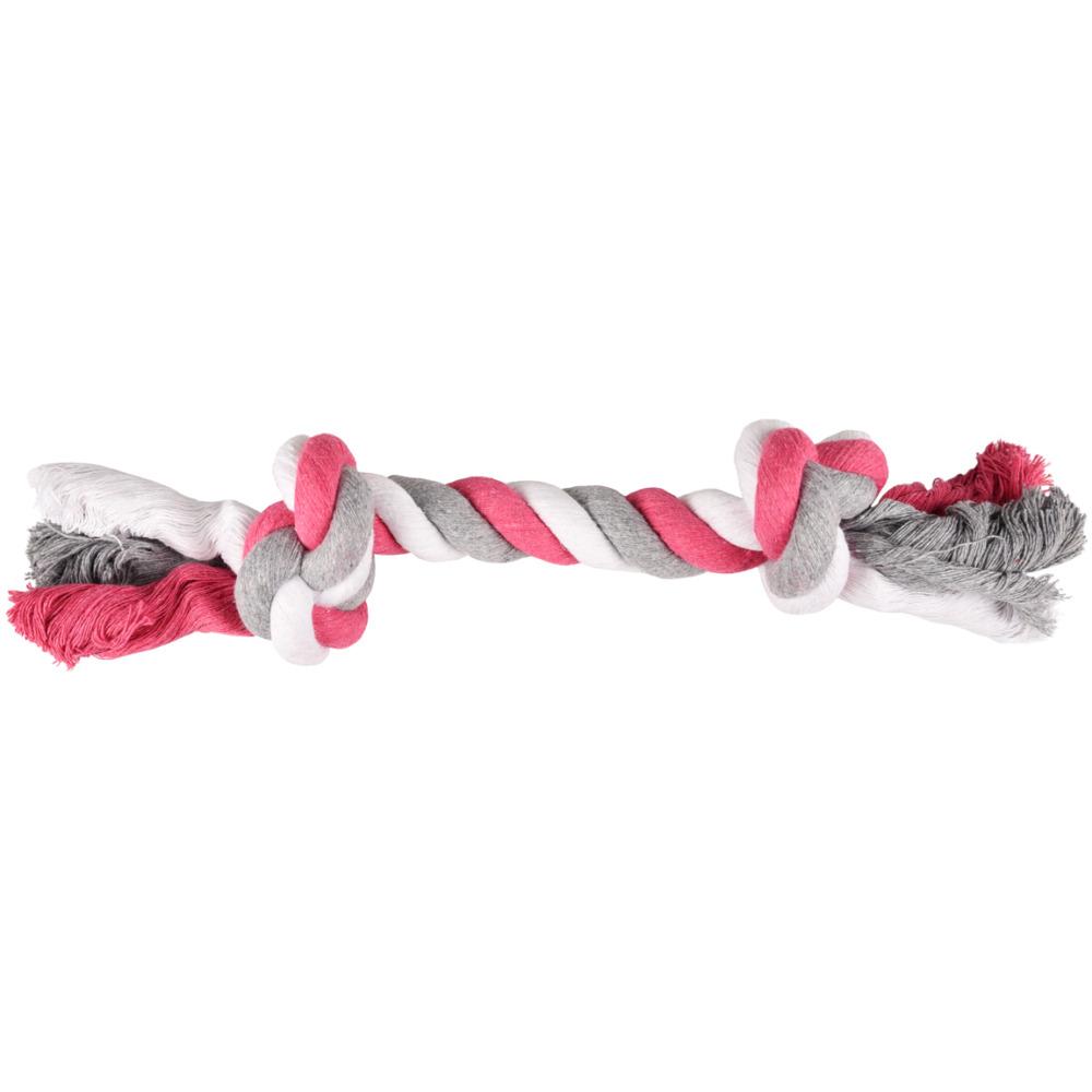 Cotton Jim Playing Rope 2 Knots Multi L 35cm