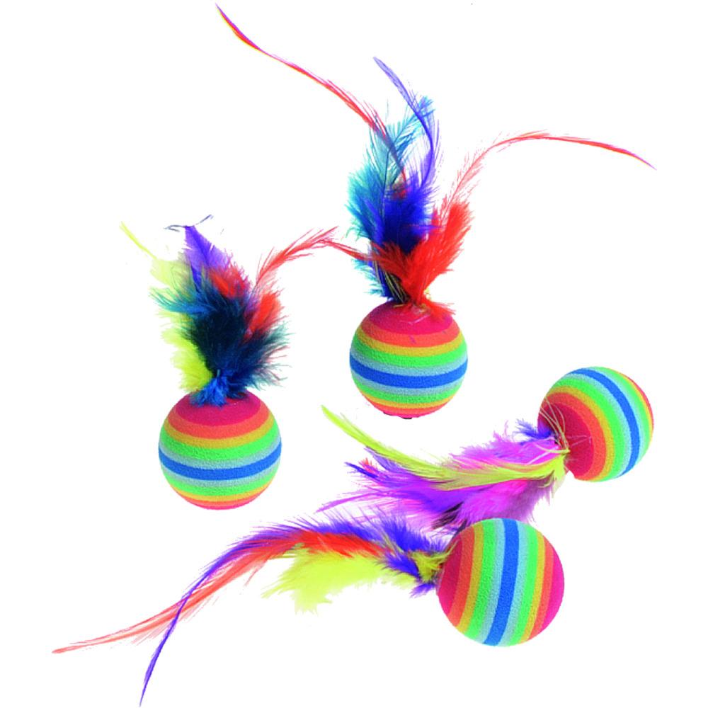 Rainbow Balls 4 Pcs