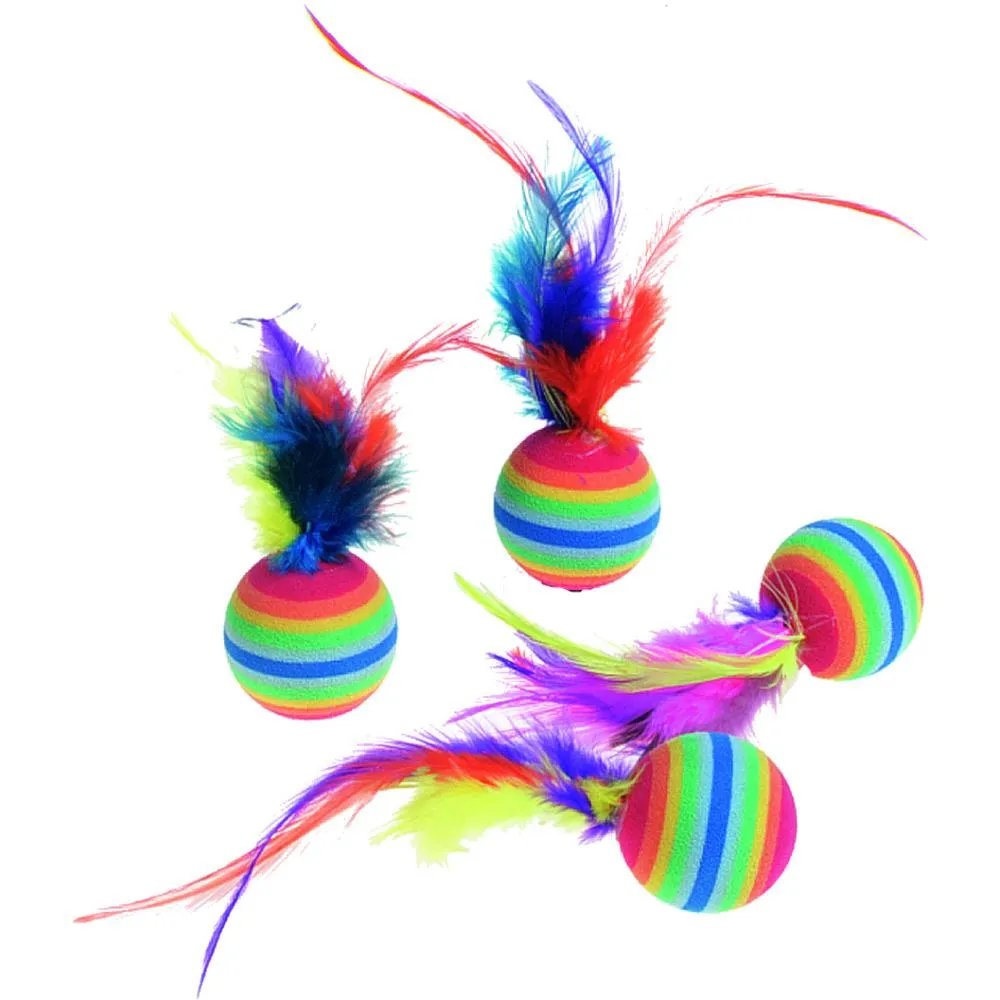 Rainbow Balls 4 Pcs