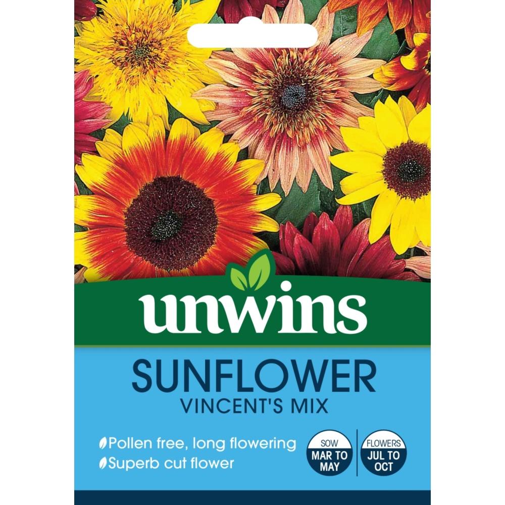 Unwins Sunflower Vincent'S Mix