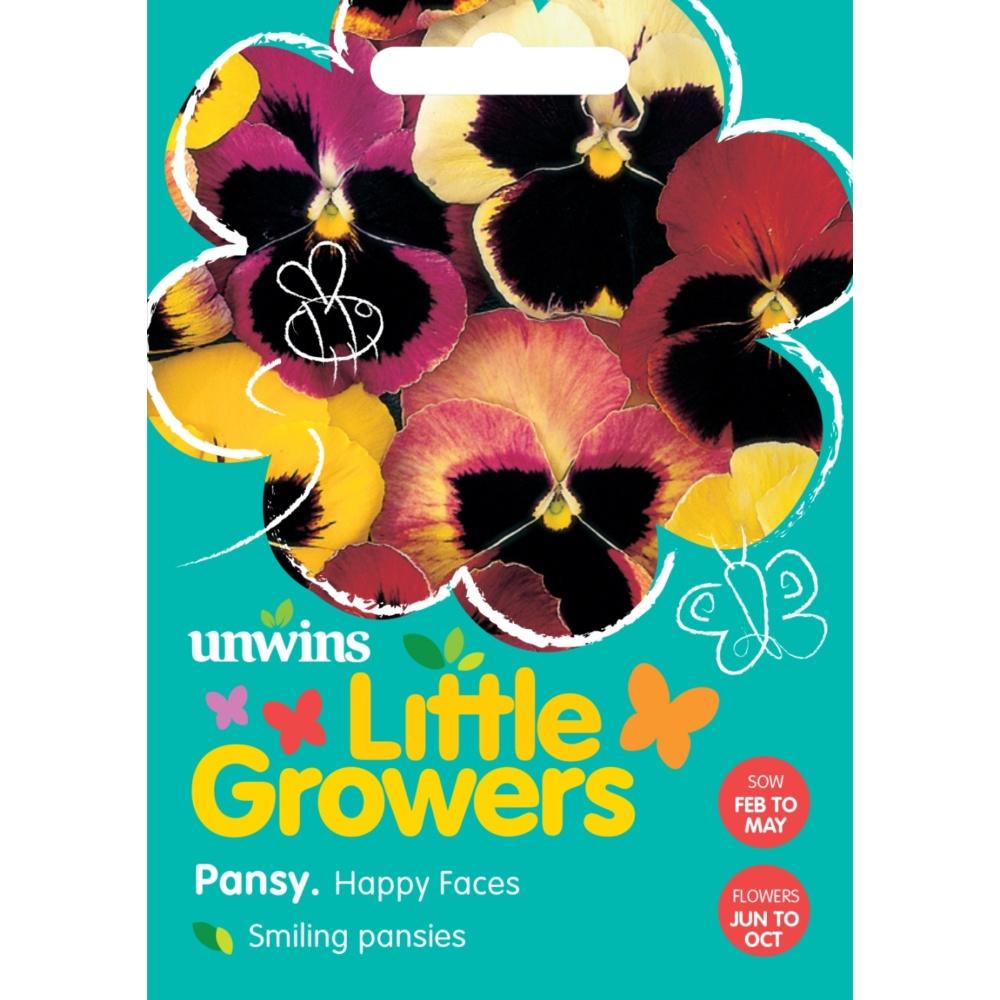 Unwins Little Growers Pansy Happy Faces