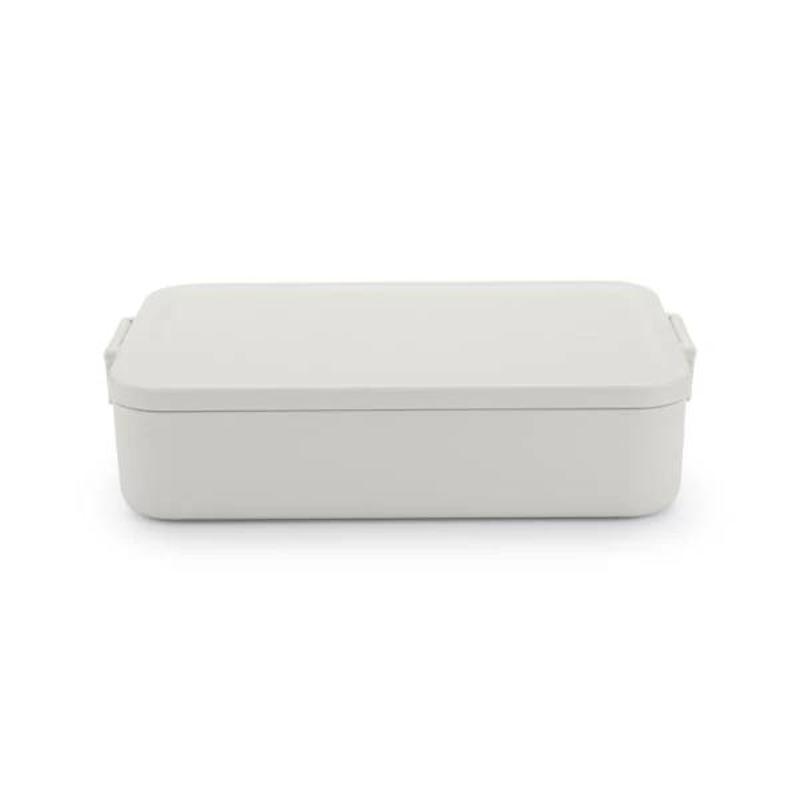 Make & Take Lunch Box Large Plastic Light Grey