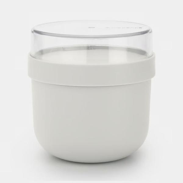 Make & Take Breakfast Bowl 05L Plastic Light Grey
