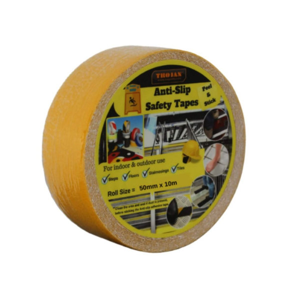 Trojan Safety Grip Tape 50mm X 10M Yellow