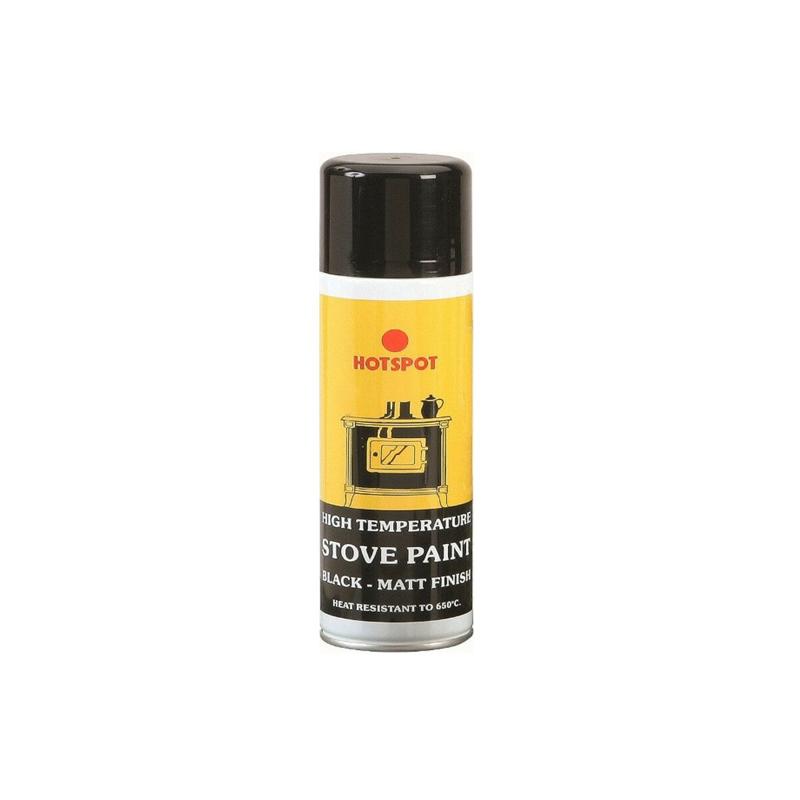 Hotspot Stove Spray Paint Matt Black - 250ml