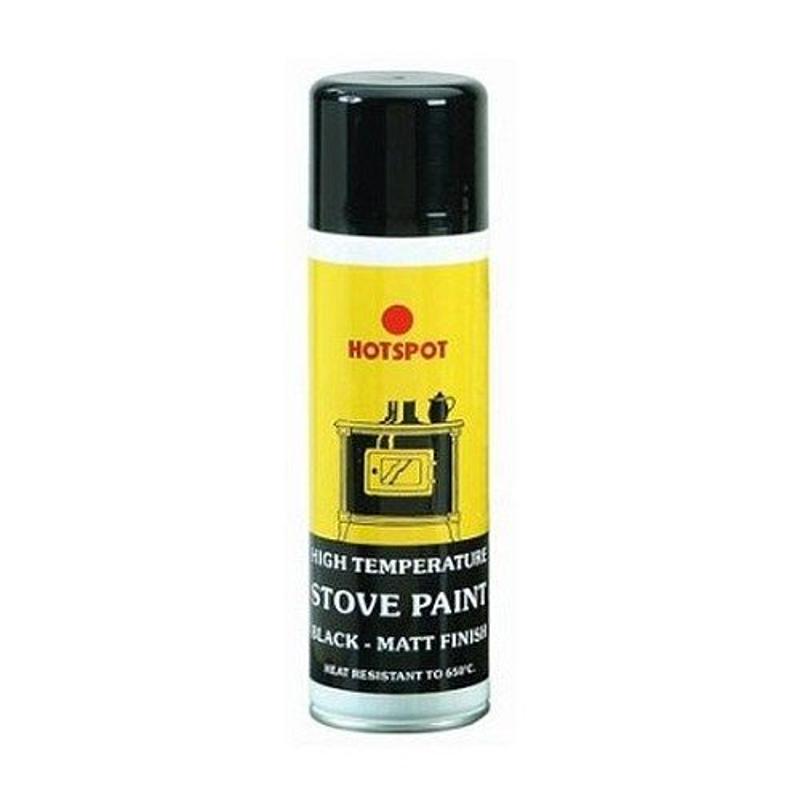 Hotspot Stove Spray Paint Matt Black - 150ml