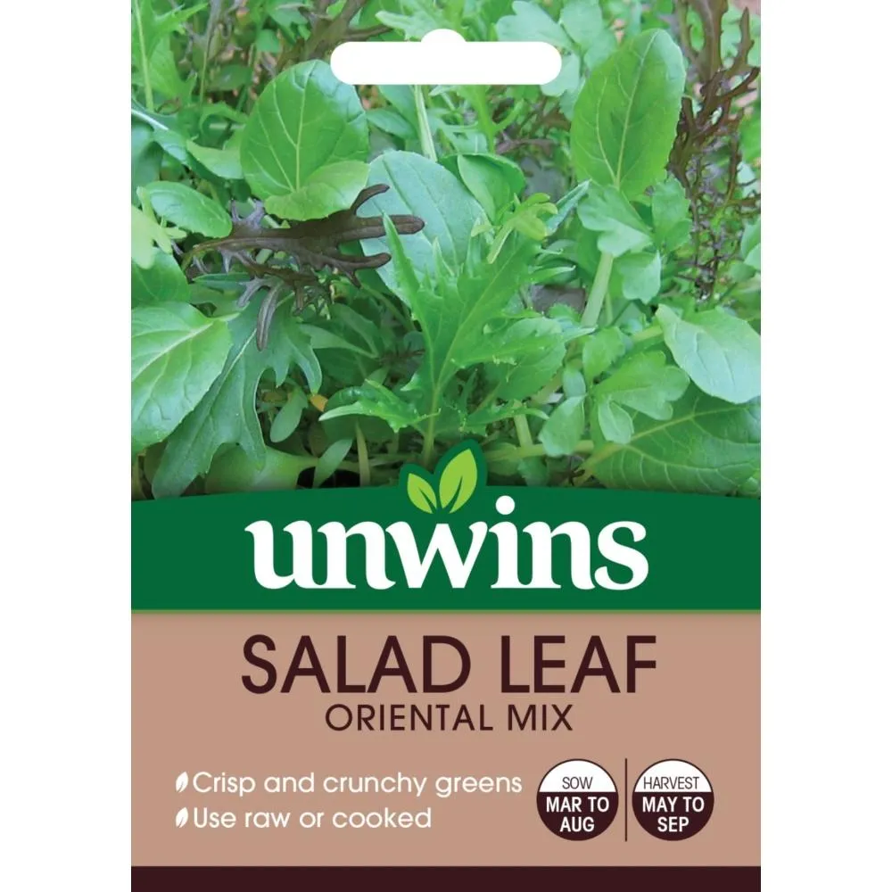 Unwins Salad Leaf Oriental Mix