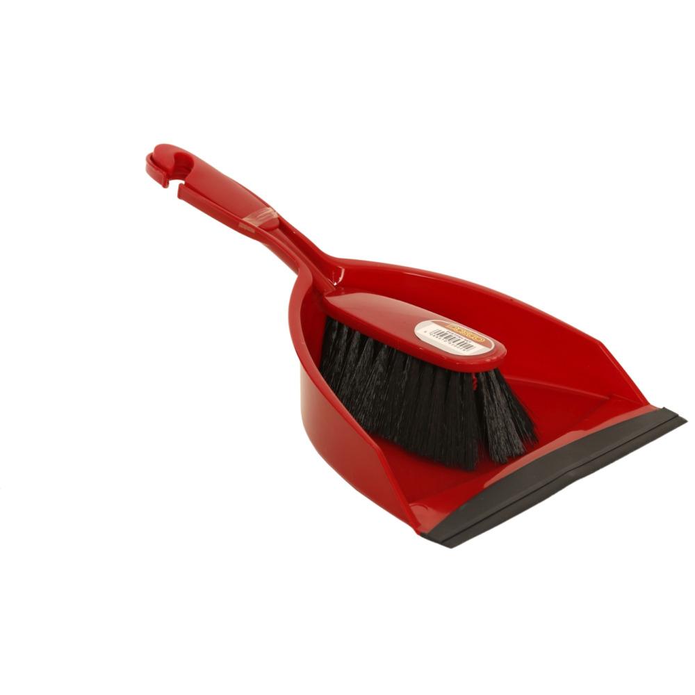 Dosco Dust Pan & Brush Set Burgandy