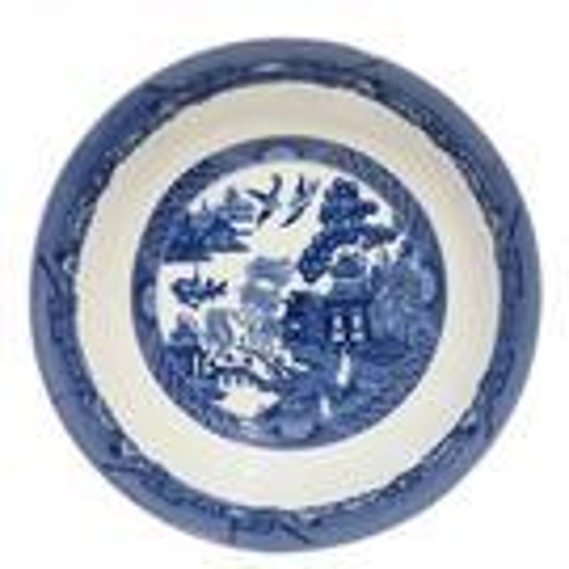 24cm Blue Willow Salad Bowl
