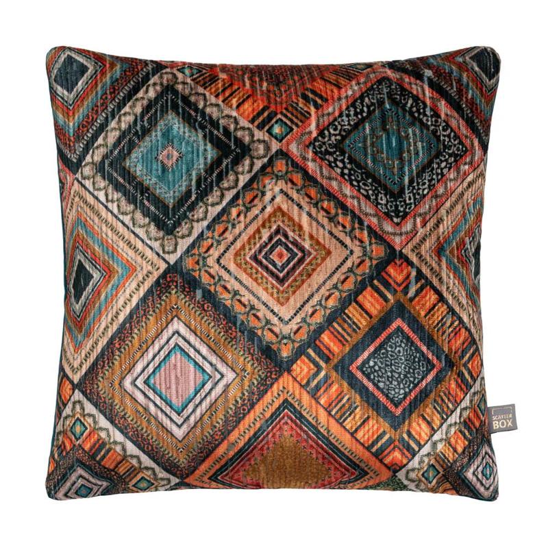 Rio 43X43cm Teal / Orange