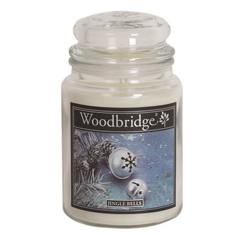 Jingle Bells Woodbridge Large Scented Candle Jar