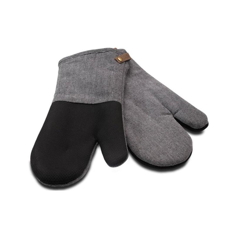 Cuisinart Neoprene Oven Mitt 2Pk - Herringbone Charcoal