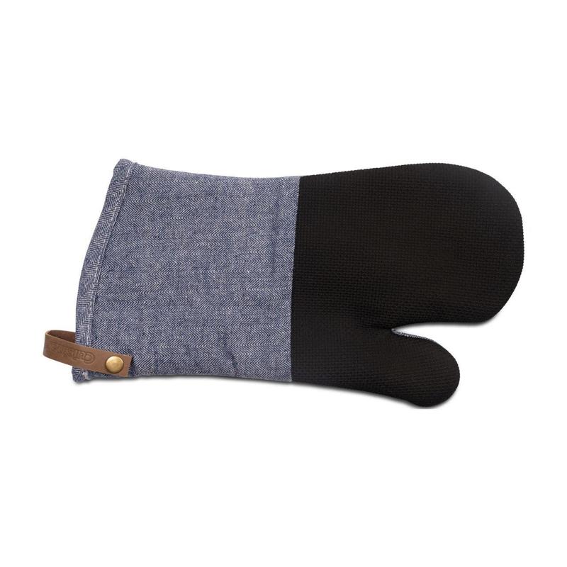 Cuisinart Neoprene Oven Mitt 2Pk - Herringbone Blue