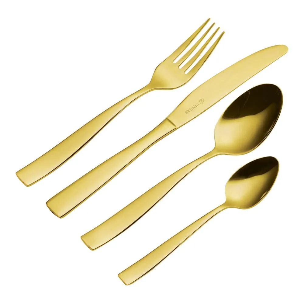 Viners Everyday Purity Gold 18/0 16 Pce Cutlery