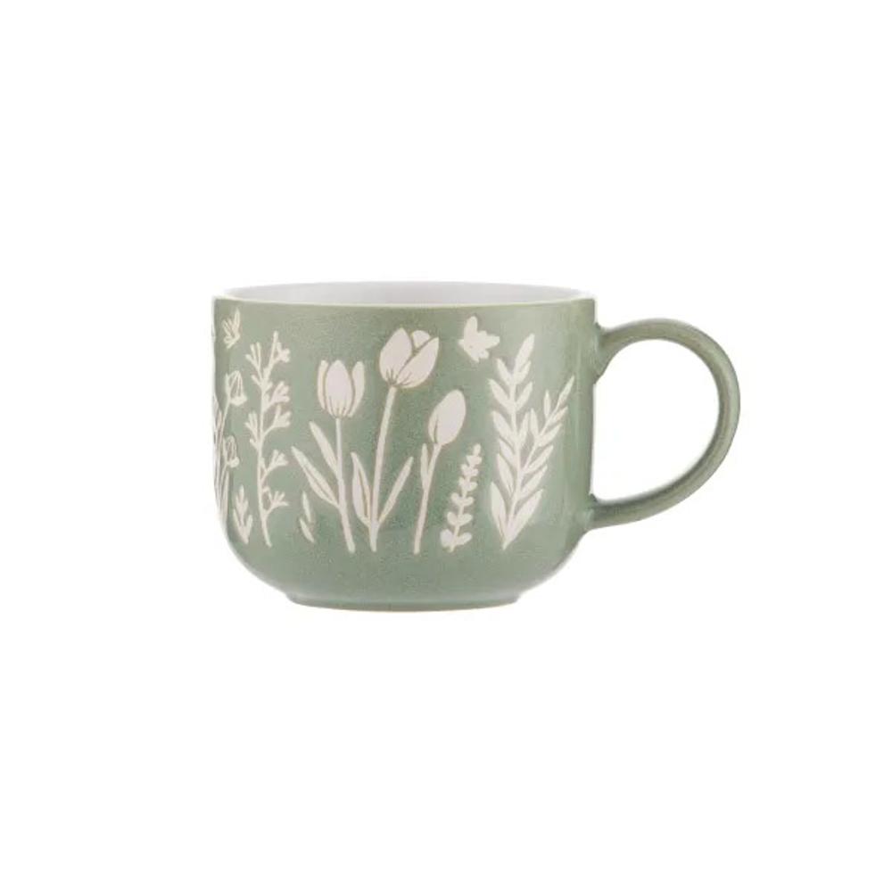 Mason Cash In The Meadow Green Tulip Mug 400ml