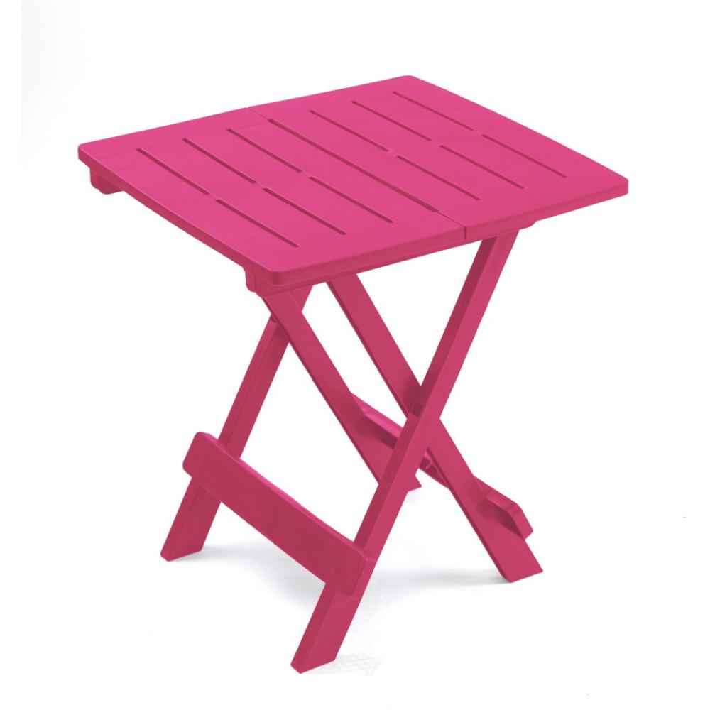 Adige Folding Table - Fuchsia Pink