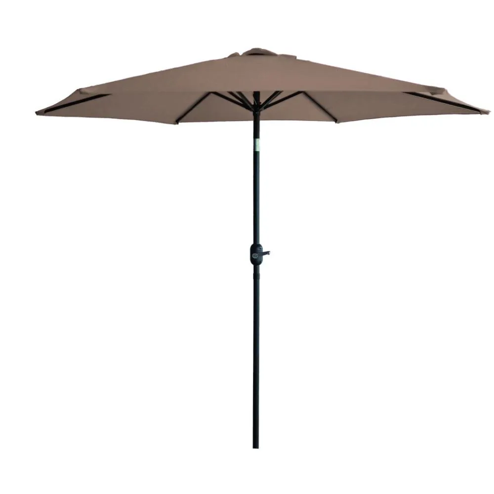 Euroactive Crank & Tilt Aluminium Parasol Stone - 2.7M