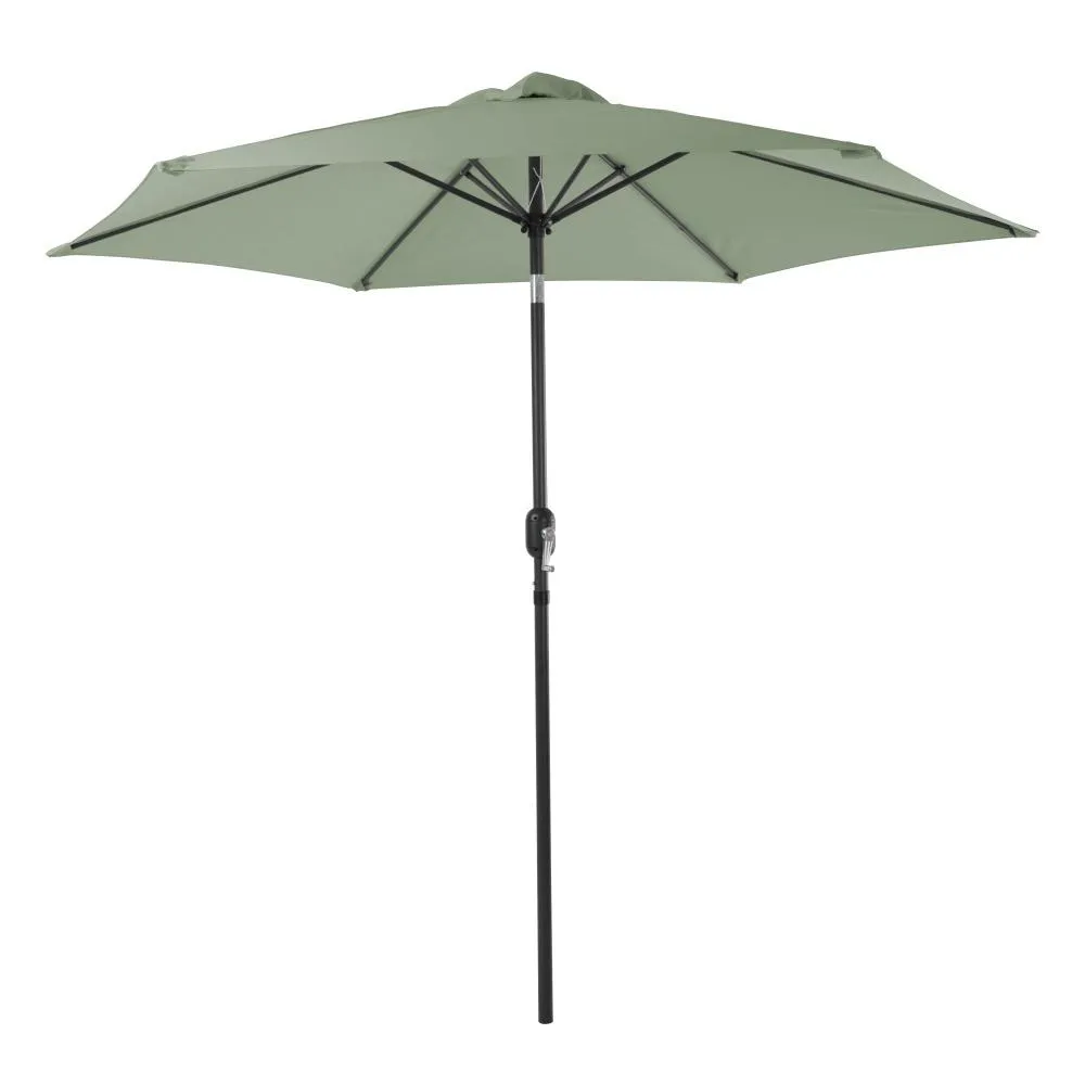 Euroactive Crank & Tilt Aluminium Parasol Green - 2.7M