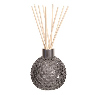 Grey Lustre Glass Reed Diffuser & 50 Rattan Reeds