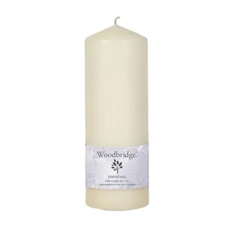 Ivory Unscented Pillar Candle 20X7cm