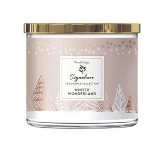 Winter Wonderland Wax Tumbler Candle Jar By Woodbridge 410G