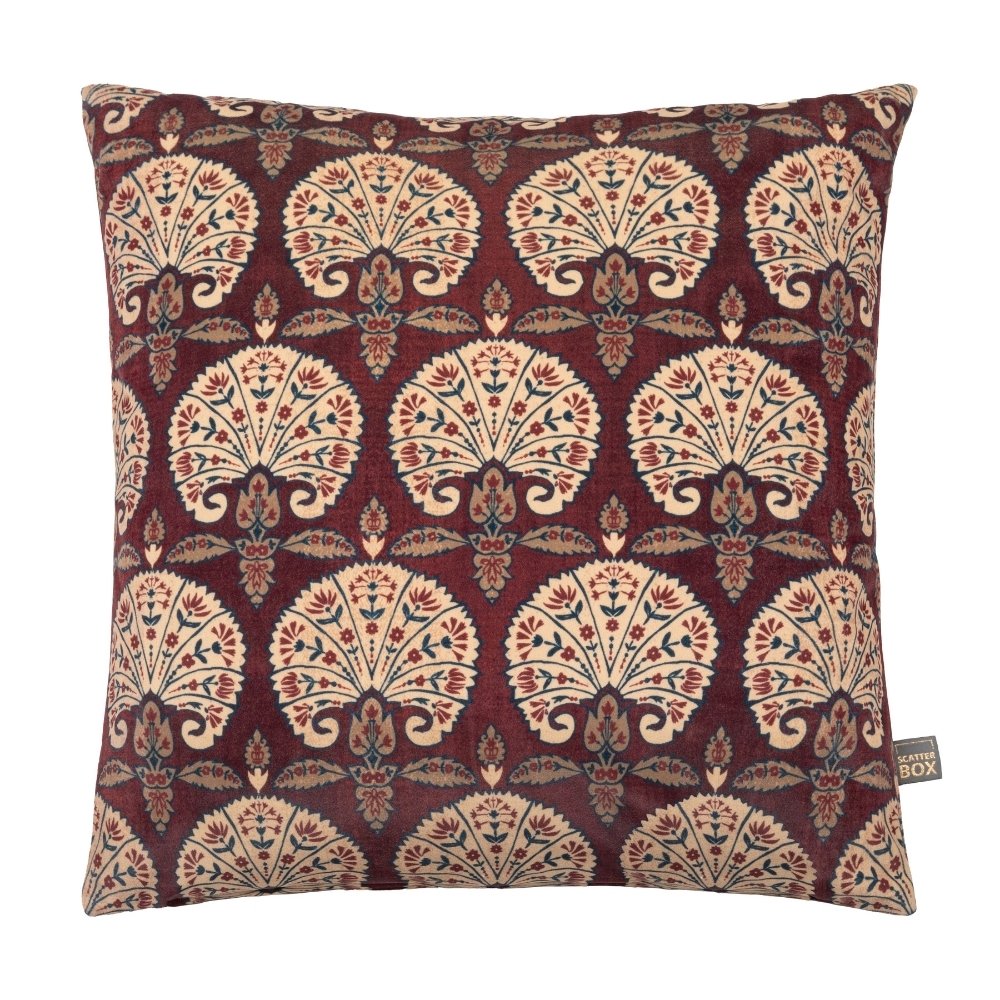 Scatterbox Persia Print 45X45cm Aubergine