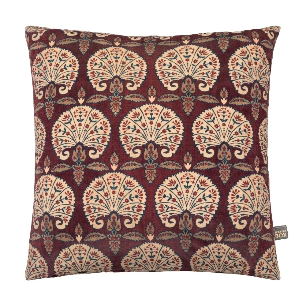 Scatterbox Persia Print 45X45cm Aubergine