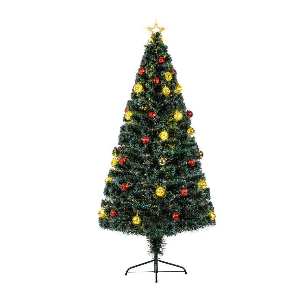 Ft213402 1.2M Green F/O Baubles Tree