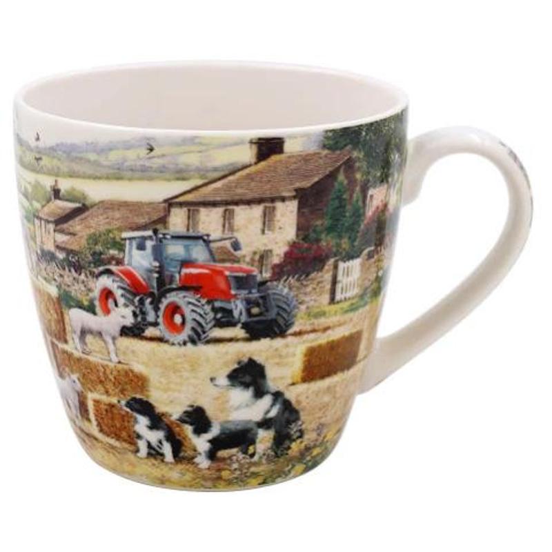 Collie And Sheep Breakfast Mug 22 94725