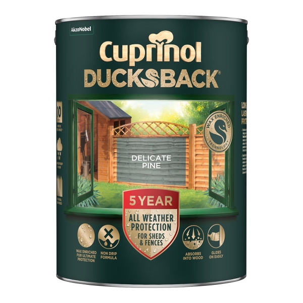 Cuprinol Ducksback 5 Year Delicate Pine 5L