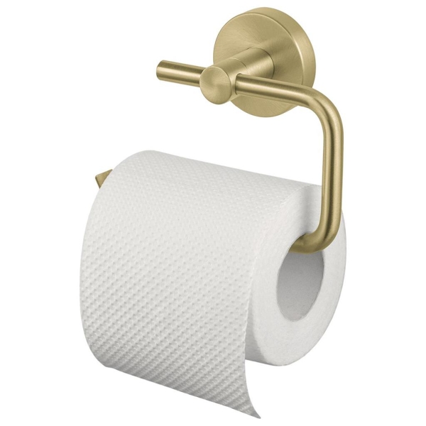 Haceka Kosmos Toilet Roll Holder Brushed Gold