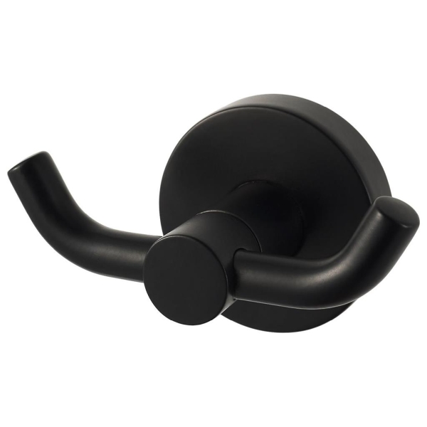 Haceka Kosmos Double Hook Matt Black