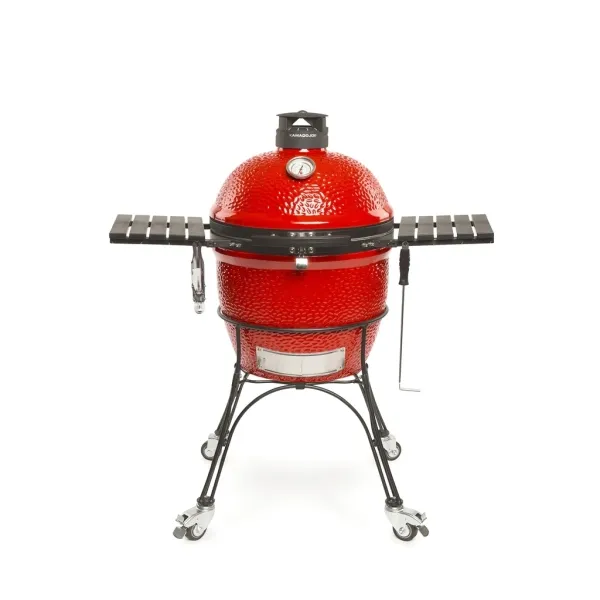 Waterford Stanley Kamado Joe Classic Ii Red W/ Cart Side Shelves Heat Deflector