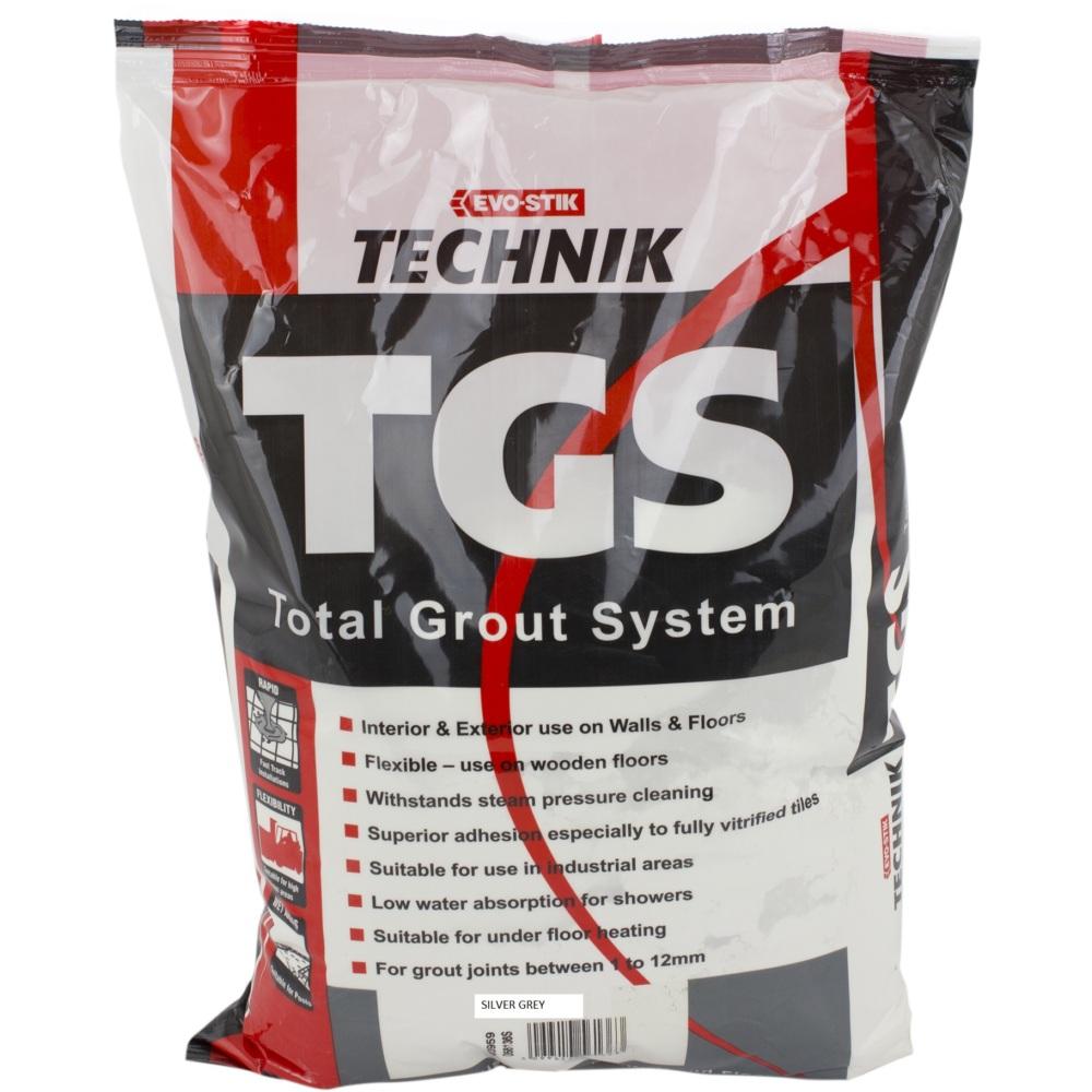 Evo-Stik Technik Tgs Silver Grey Grout 5kg
