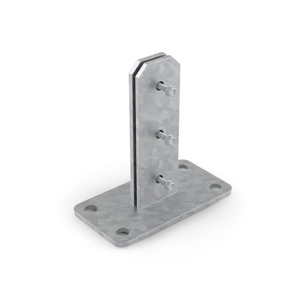 Durapost H Post Bolt Down Support Galv