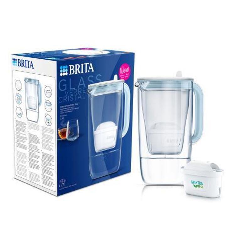 Brita Glass Jug Maxtra Pro - 2.5L - Light Blue