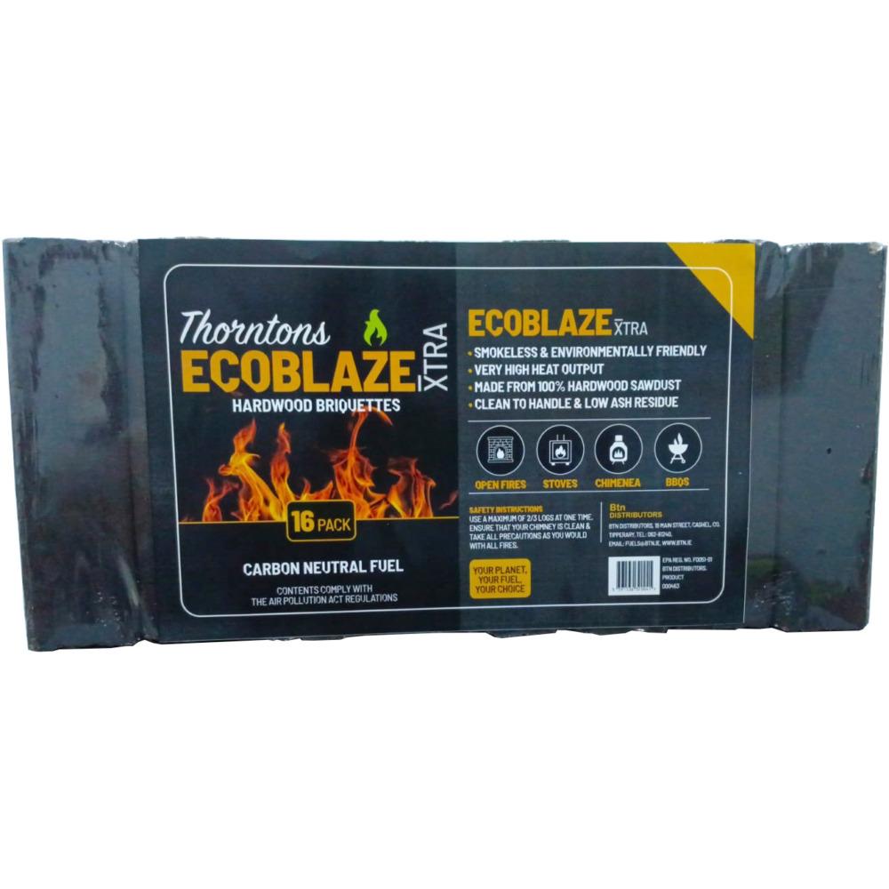 Thorntons Ecoblaze Xtra Hardwood Briquettes 16 Pack