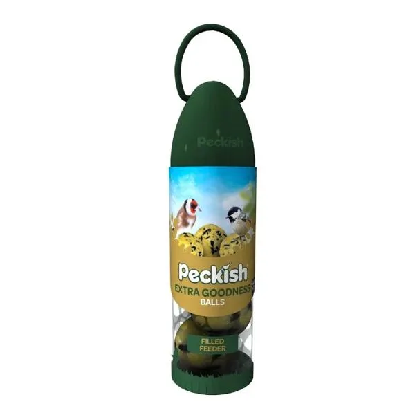 Peckish Extra Goodness Balls Rtu Filled Feeder 210G