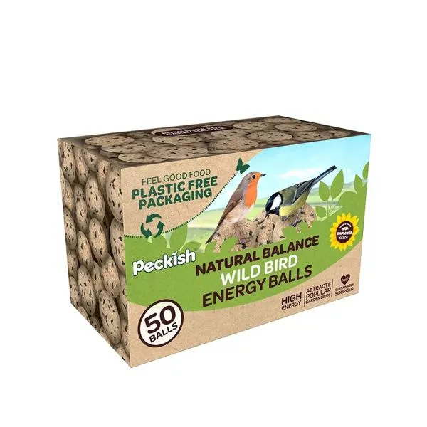 Peckish Natural Balance Energy Balls - 50 Tub