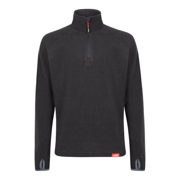 Timco Half Zip Overhead Fleece - Black - Medium