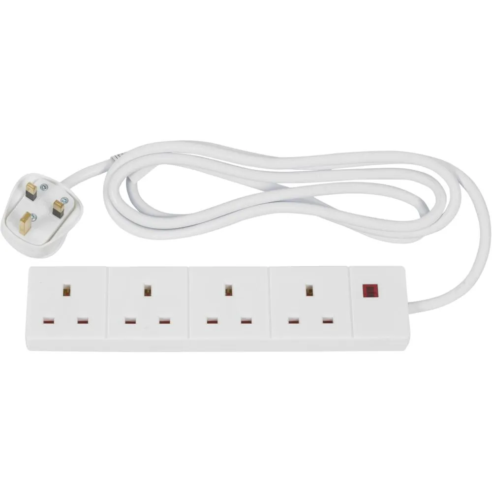 4 Gang Extension Lead - 2M