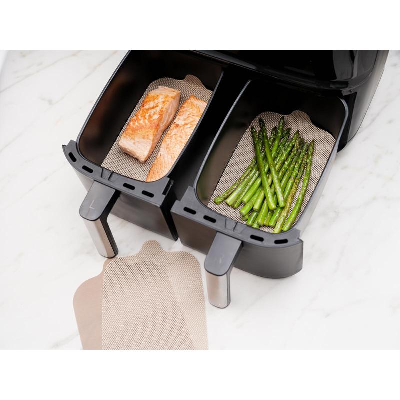 Dual Air Fryer Liner( Set Of 4)(12)Nostik