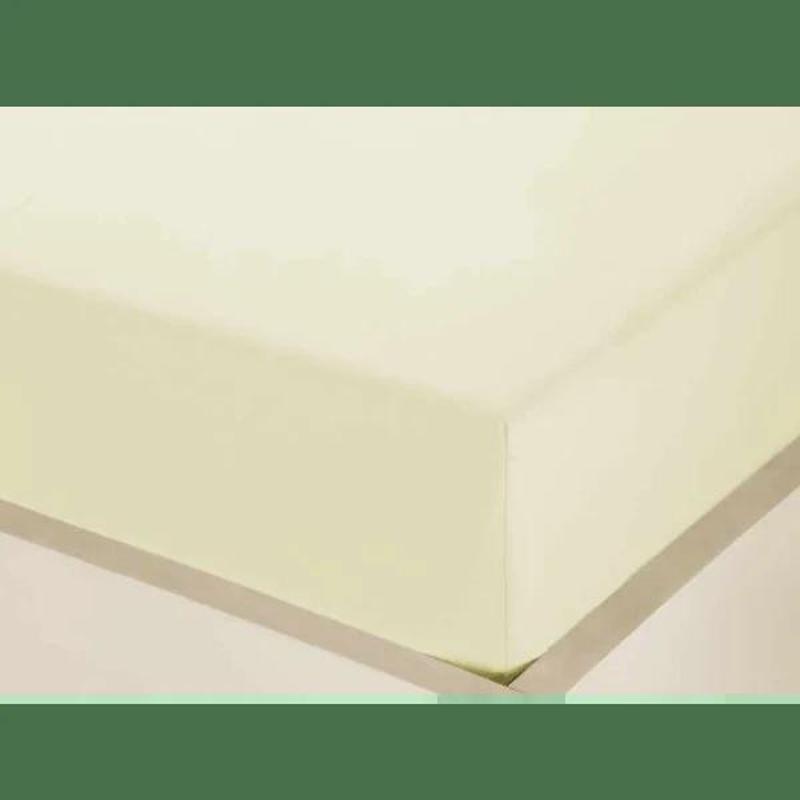 Atlantic Linen T-200 Plain Dyed Fitted Sheet Sks Ivory