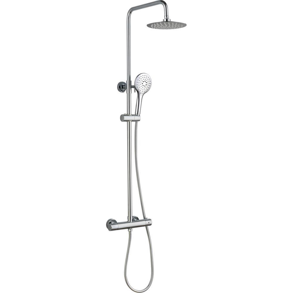 Thermostatic Bar Mixer Shower & Round Rainhead