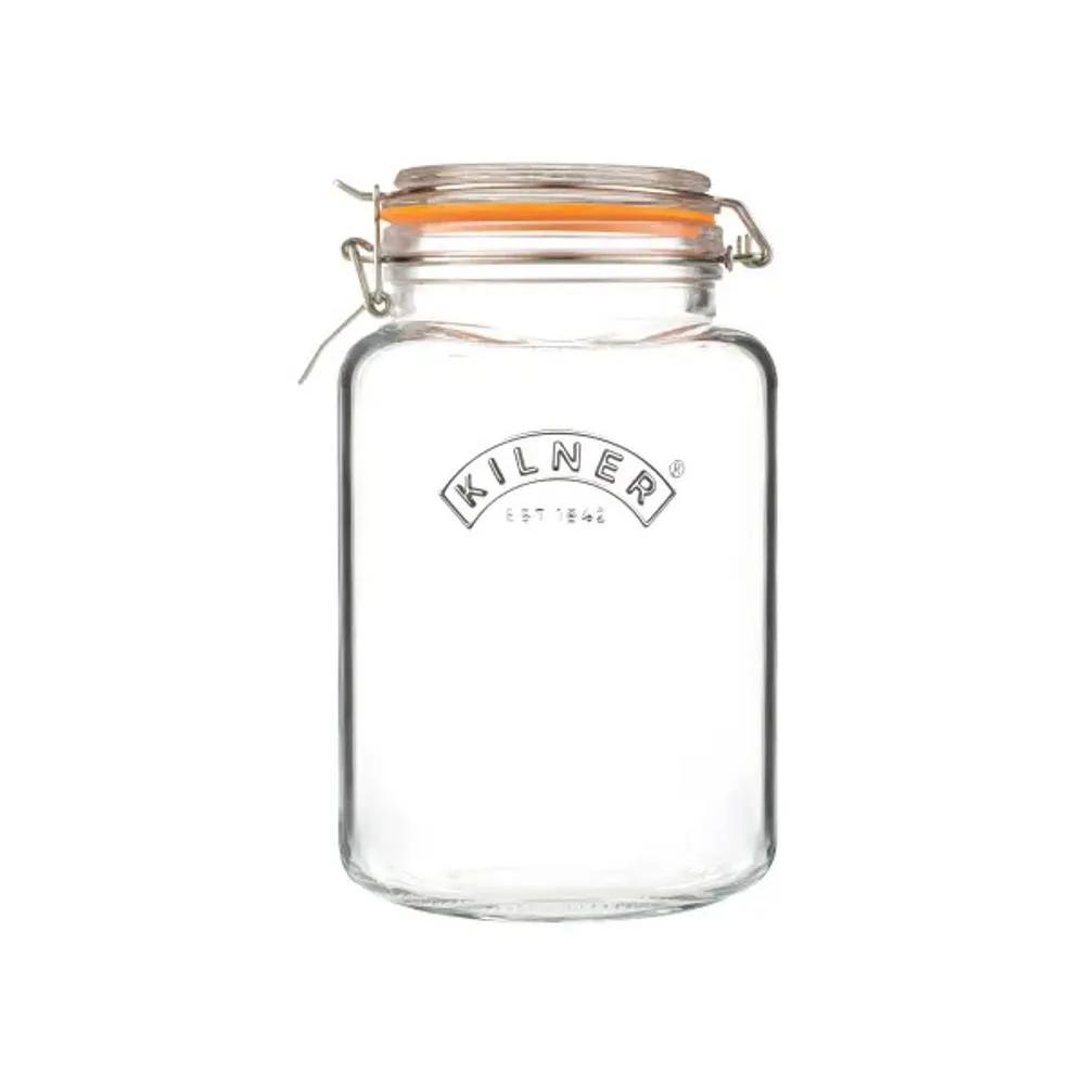 Kilner Clip Top Square Jar 3 Litre