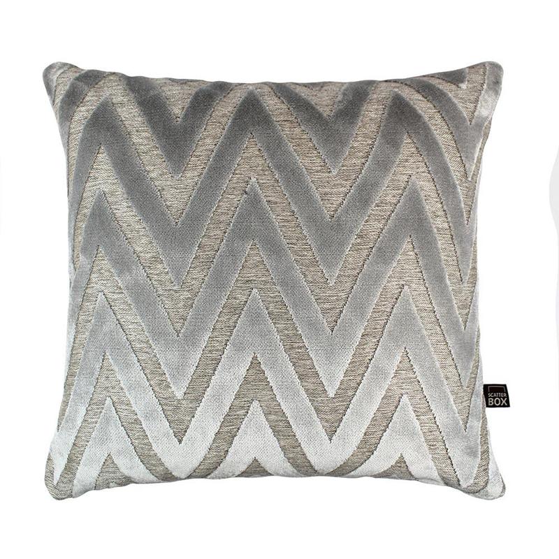 Scatterbox Bowie Cushion 43 X 43cm Silver