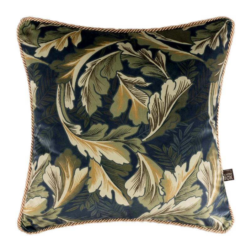 Scatterbox Cecile Cushion 45 X 45cm Navy/Green